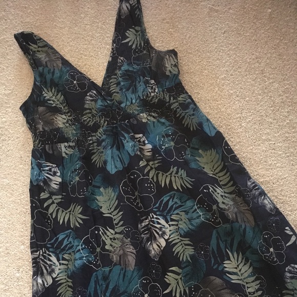 EUC Floral and Fern Sundress - Picture 2 of 7